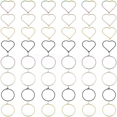 24Pcs 6 Style Ion Plating(IP) 316L Surgical STAS-DC0001-22-1