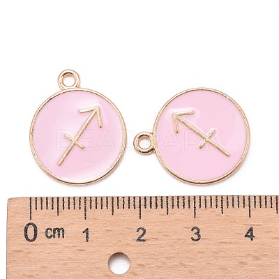 Alloy Enamel Pendants ENAM-S124-01A-09F-1