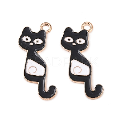 Alloy Enamel Pendants ENAM-K082-01C-KCG-1