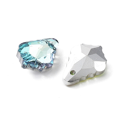 AB Color Plated Electroplate Glass Pendants EGLA-O003-06C-M-1
