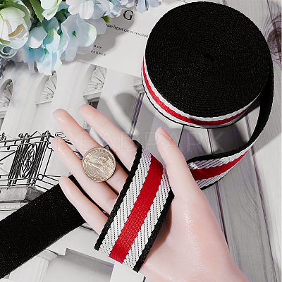 5 Yards Triolor Polyester Ribbon OCOR-GF0002-27-1