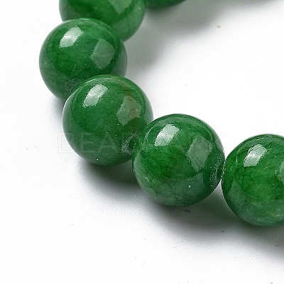 Natural Mashan Jade Round Beads Strands G-D263-10mm-XS13-1