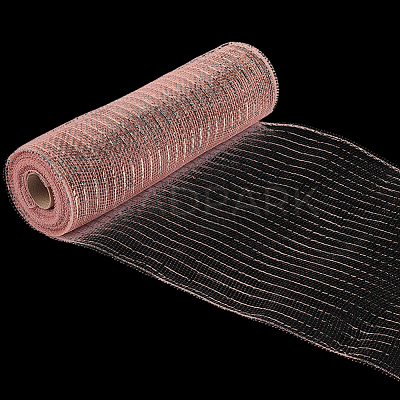 PP Christmas Poly Mesh Ribbon Rolls for DIY Christmas Projects Wreaths Party Decorations Packaging Crafts AJEW-WH20006-134B-1