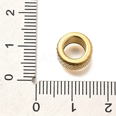 304 Stainless Steel European Beads STAS-R140-04G-01-1