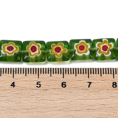 Handmade Millefiori Lampwork Beads LAMP-G166-13B-1