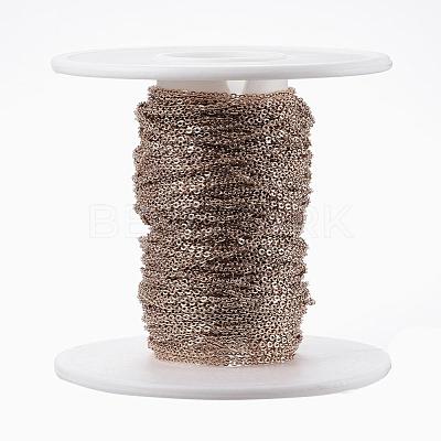 Ion Plating(IP) 304 Stainless Steel Cable Chains CHS-H007-01RG-1