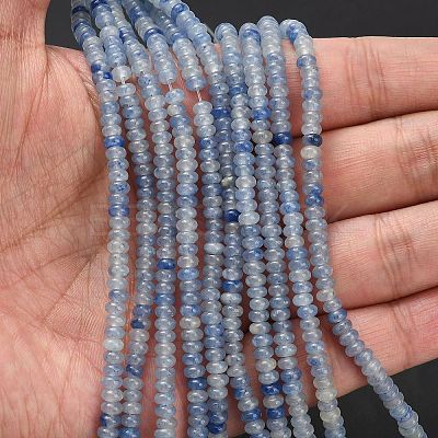 Natural Aventurine Beads Strands G-L635-A03-4x2mm-02-1
