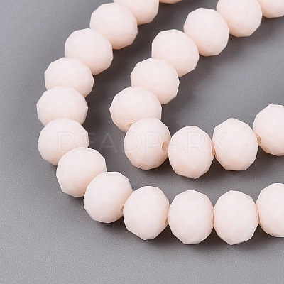 Glass Beads Strands EGLA-A034-P8mm-MD17-A-1