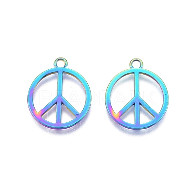 Rack Plating Alloy Pendants FIND-B010-09MC-1