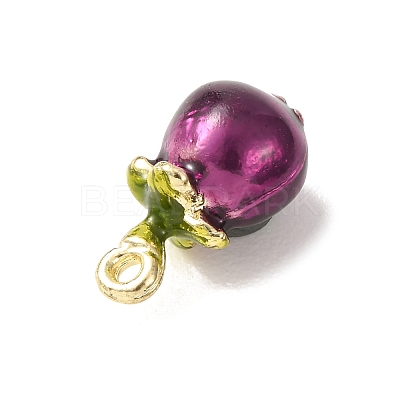 Alloy Enamel Pendants AL-CBA24A7-01G-03-1