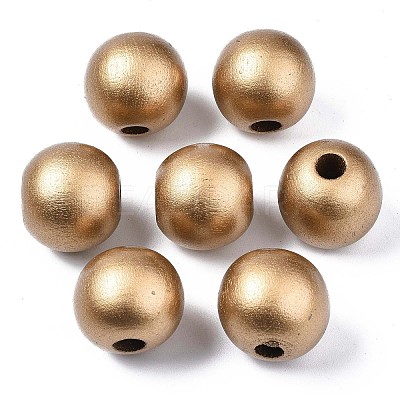 Dyed Natural Wood Beads WOOD-T027-23B-01-LF-1
