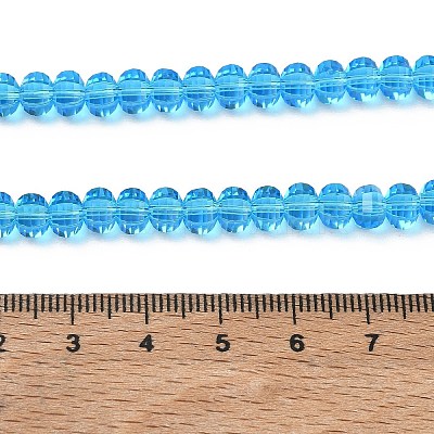 Transparent Glass Beads Strands GLAA-G125-01A-05-1