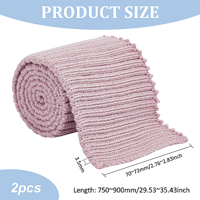 95% Cotton & 5% Spandex Fiber Ribbing Fabric for Cuffs OCOR-WH0082-148D-1