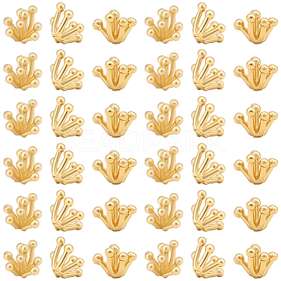 40Pcs Brass Cabochons KK-BBC0026-05-1