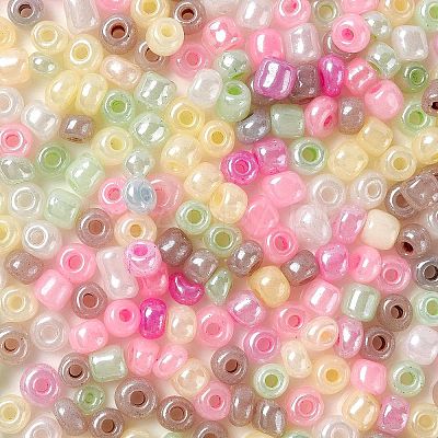 6/0 Glass Seed Beads SEED-R006-4mm-1