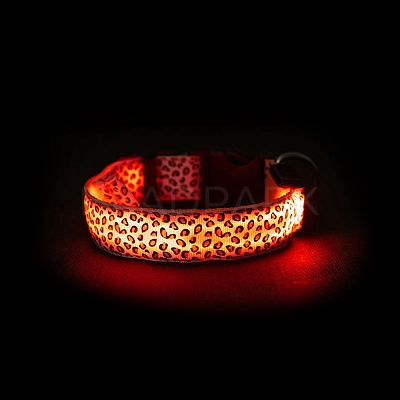 Adjustable Polyester LED Dog Collar MP-H001-A06-1