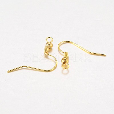 Iron Earring Hooks E135-G-1