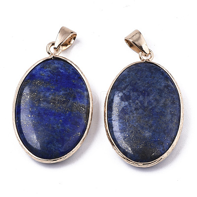 Natural Lapis Lazuli Pendants X-G-N326-31A-1