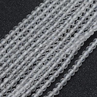 Natural Quartz Crystal Beads Strands G-E411-28-3mm-1