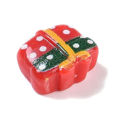 Opaque Christmas Theme Resin Cabochons LS-RESI-H162-06D-1