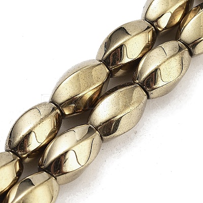 Synthetic Magnetic Hematite Beads Strands G-P545-G01-01C-1