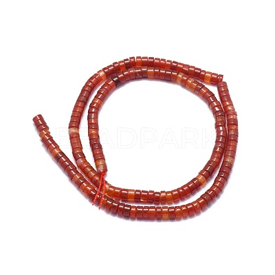 Natural Carnelian Beads Strands G-A177-01L-15-1