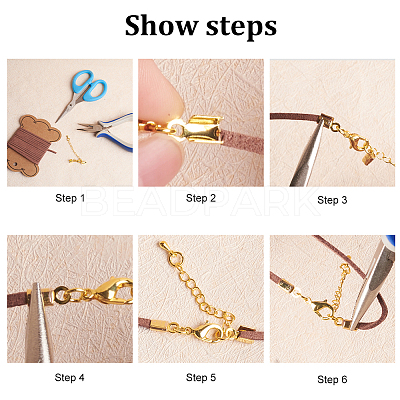 Braided Cord Bracelet Making Finding Kit DIY-BC0006-32-1