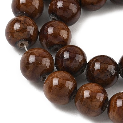 Natural Mashan Jade Round Beads Strands G-D263-10mm-XS14-01-1