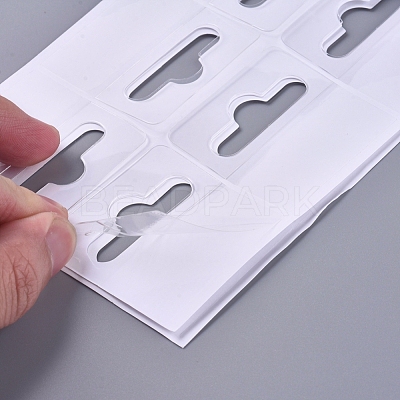Transparent PVC Self Adhesive Hang Tabs CDIS-L006-01-1