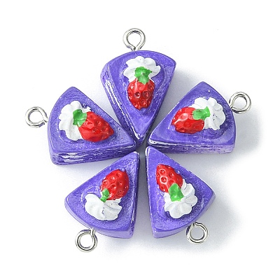 Opaque Resin Imitation Food Pendants CRES-YW0001-10B-1