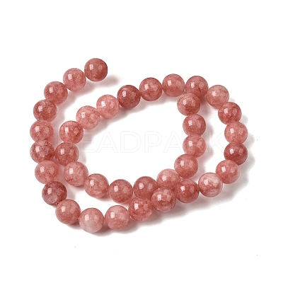 Natural White Jade Beads Strands G-H348-10mm-09-1