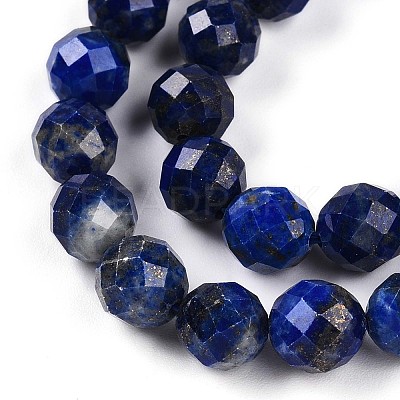 Natural Lapis Lazuli Beads Strands G-S345-8mm-24-1