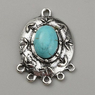 Synthetic Turquoise Chandelier Component Links FIND-TAC0011-49D-AS-1
