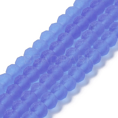 Transparent Glass Beads Strands EGLA-A034-T10mm-MD14-1