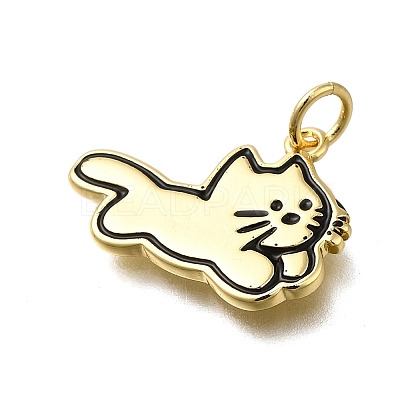 Rack Plating Brass Pendants KK-V002-16G-1