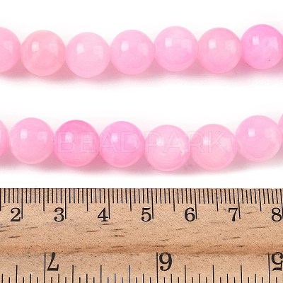 Natural Mashan Jade Round Beads Strands G-D263-10mm-XS23-01-1
