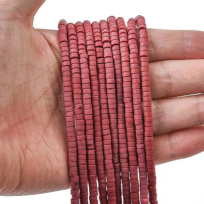 Dyed Synthetic Turquoise Beads Strands G-Z089-A04-M-1