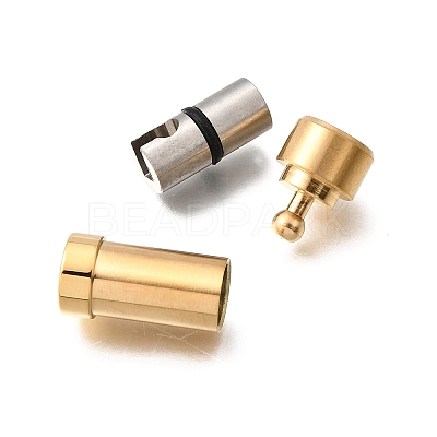 304 Stainless Steel Magnetic Clasps STAS-H263-07G-1