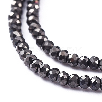 Electroplate Glass Beads Strands EGLA-F149-FP-07-1