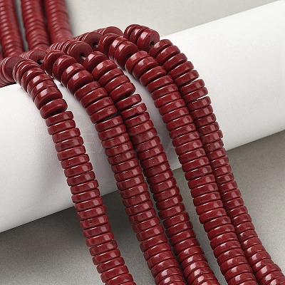 Dyed Natural Magnesite Beads Strands G-M448-F01-02-1