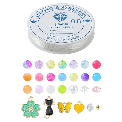 DIY Stretch Bracelet Making Kit DIY-FS0003-57-1