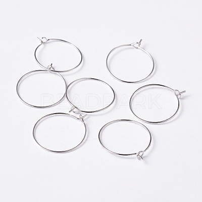 Brass Wine Glass Charm Rings EC067-1S-1