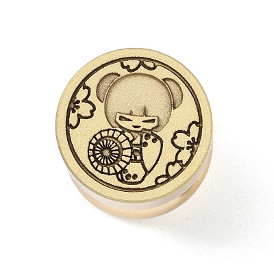 Wax Seal Brass Stamp Head STAM-P001-01G-27-1
