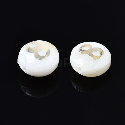 Natural Freshwater Shell Beads SHEL-N003-20-08-1