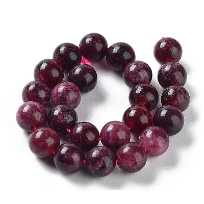 Dyed Natural Malaysia Jade Beads Strands G-G021-01B-04-1