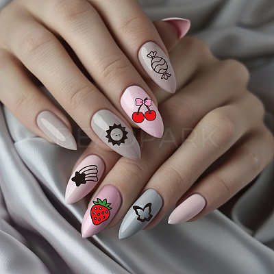 Stainless Steel DIY Nail Art Templates MRMJ-WH0092-032-1