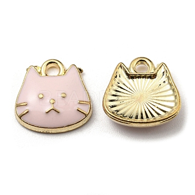 Golden Plated Alloy Charms ENAM-L042-01G-02-1