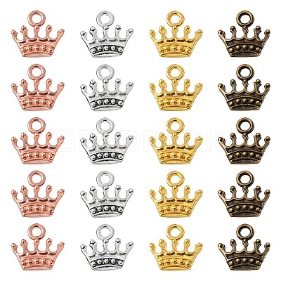 20Pcs 4 Colors Zinc Alloy Pendants FIND-YW0001-52-1