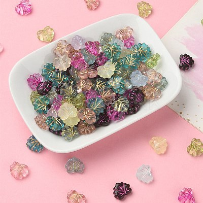 175Pcs 7 Style Mixed Style Acrylic Beads OACR-YW0001-78-1