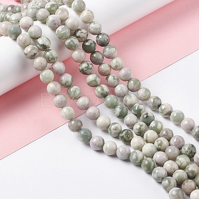 Natural Peace Jade Beads Strands X-G-G905-07-1